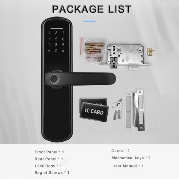 WAFU Tuya Fingerprint Lock Indoor Electronic Lock