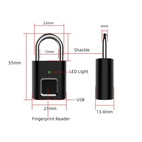 Fingerprint Padlock Biometric Padlock