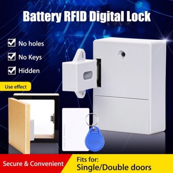 Battery IC Card Sensor Cabinet Drawer Intelligent SmartLock