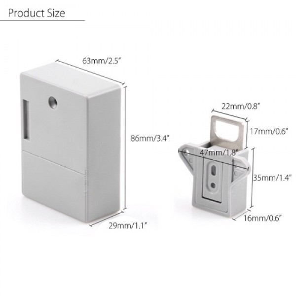 Battery IC Card Sensor Cabinet Drawer Intelligent SmartLock