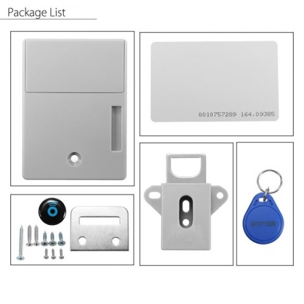 Battery IC Card Sensor Cabinet Drawer Intelligent SmartLock