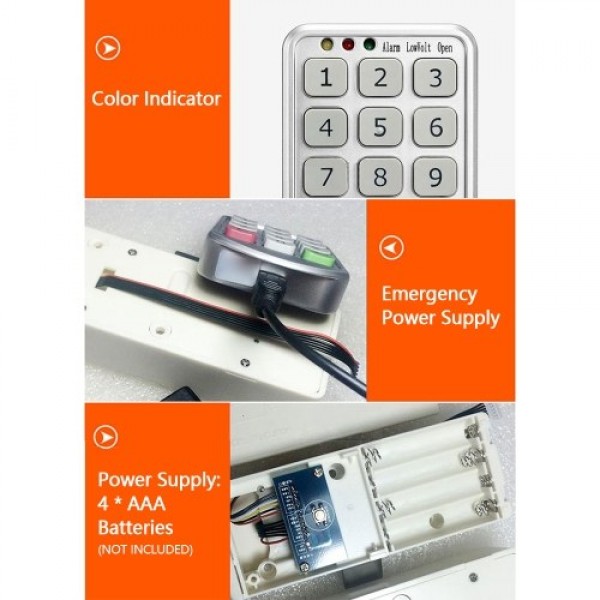 Electronic Cabinet Lock Keypad Lock