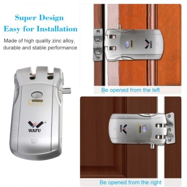 WAFU WF-010U Wireless Security Invisible Keyless Entry Door Intelligent Lock