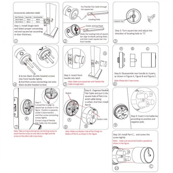 Smart Anti-theft Security Door Lock