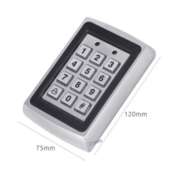 Metal Access Control Card Reader Keypad