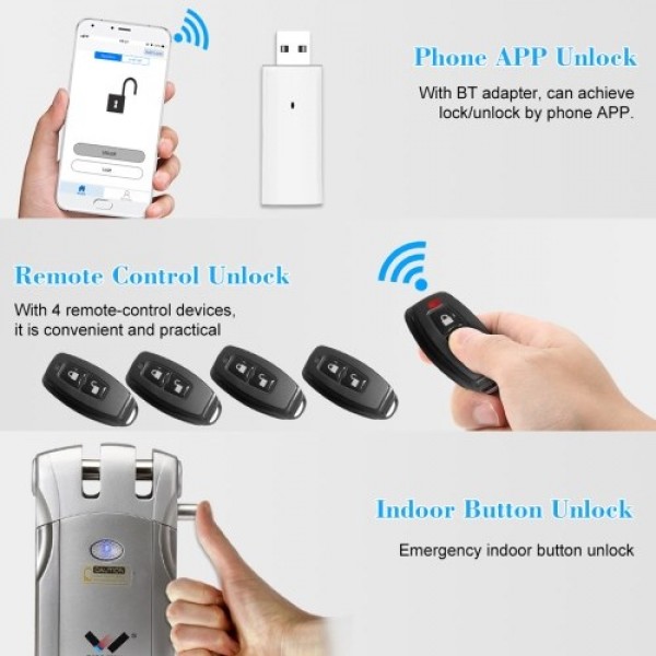 WAFU WF-018U Wireless Remote Control Lock