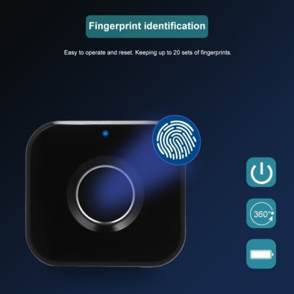 Smart Keyless Fingerprint Cabinet Lock (LEFT)