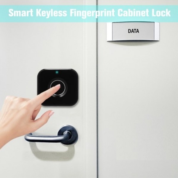 Smart Keyless Fingerprint Cabinet Lock (LEFT)