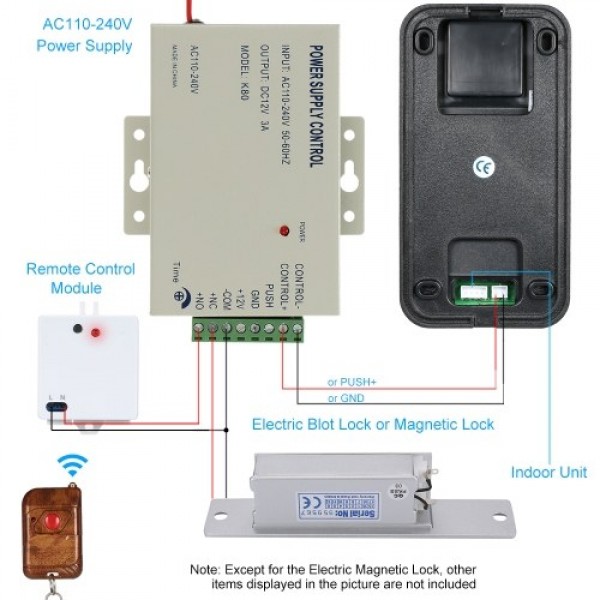 NO-Electric Strike Door Lock