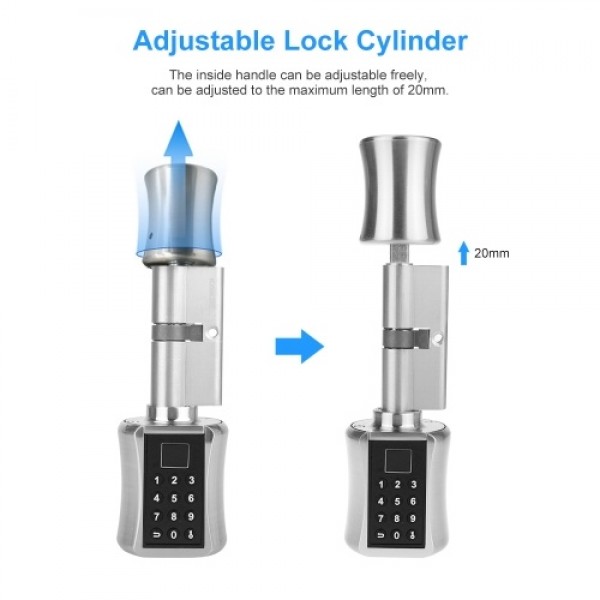 Smart Cylinder Lock Intelligent Biometric Door Lock