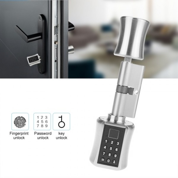 Smart Cylinder Lock Intelligent Biometric Door Lock