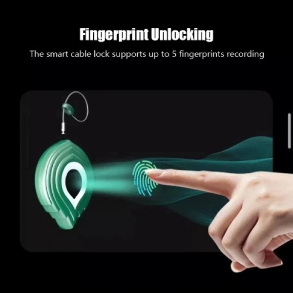 Smart Fingerprint Cable Lock