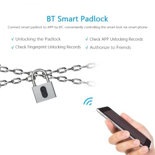 Fingerprint Padlock BT Lock