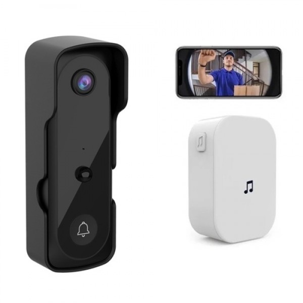 Smart Video Doorbell Home Wireless WiFi Doorbell Camera Waterproof Outdoor Ding Dong Doorbell