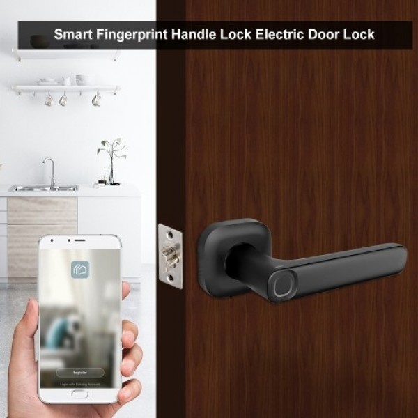 Smart Fingerprint Handle Lock Electric Door Lock