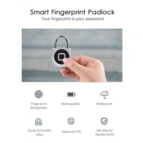 Smart Fingerprint Padlock