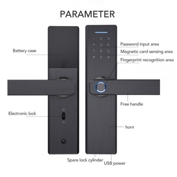 Electronic WiFi APP Password Door Lock