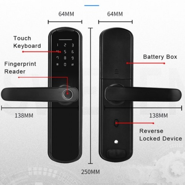 WAFU Tuya Fingerprint Lock