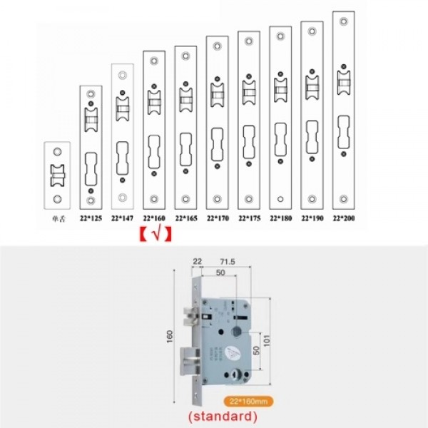 WAFU Tuya Fingerprint Lock Indoor Electronic Lock