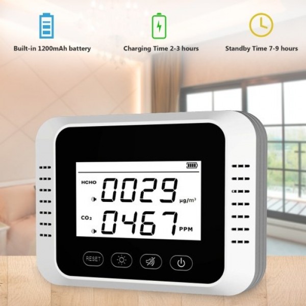 Air Quality Monitor Carbon Dioxide Detector