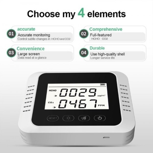 Air Quality Monitor Carbon Dioxide Detector