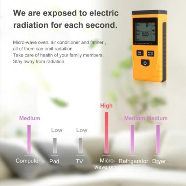 EMF Meter EMF Detector Electromagnetic Radiation Tester