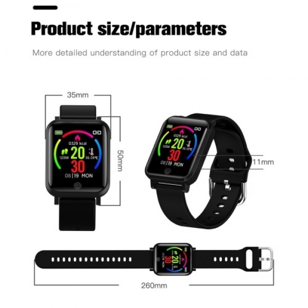 Smart Watch Fitness Tracker Smart Sports Bracelet IP67 Waterproof Smart Bracelet