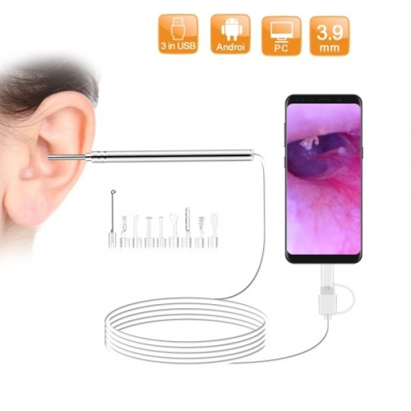 Mini Endoscope Camera with Ear Pick Set