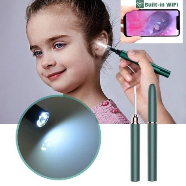 Wireless Endoscope WiFi Medical In Ear Cleaning Spoon