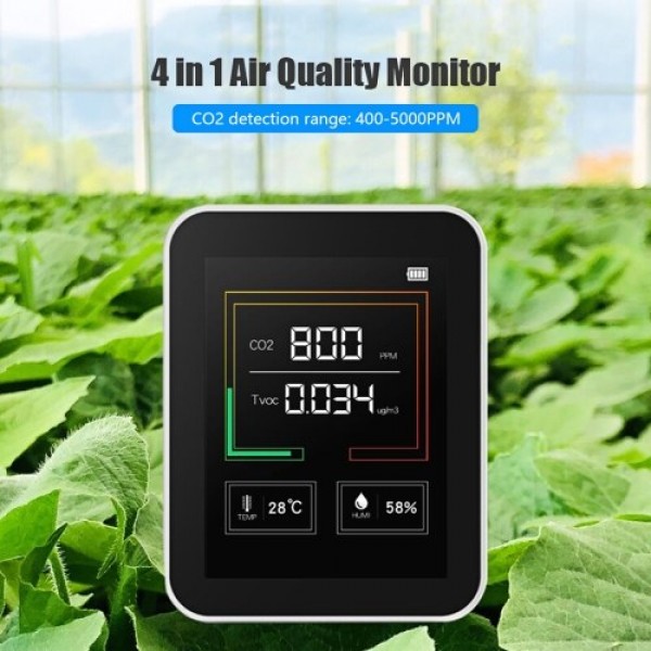 Air Quality Monitor CO2 TVOC Meter