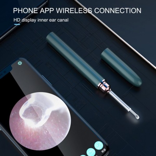 Wireless Endoscope WiFi Medical In Ear Cleaning Spoon