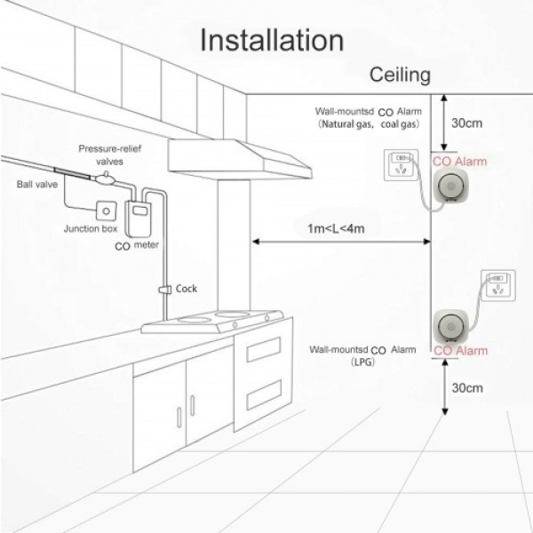 Wifi Carbon Monoxide Detector