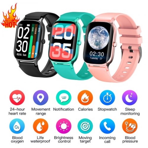 Smart Watch, Fitness Tracker, Smart Sports Bracelet IP67 Waterproof Smart Bracelet