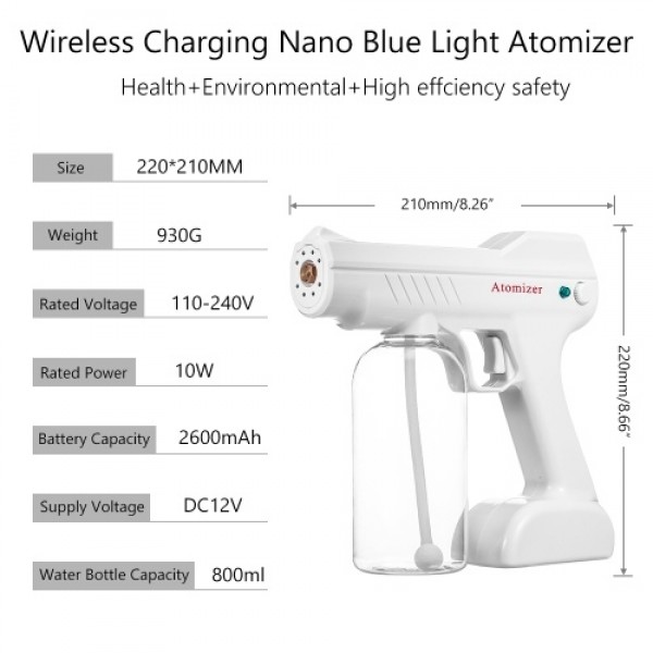 Electric Sprayer Portable Fogger Machine,Steam Gun Spray Machine Atomizer