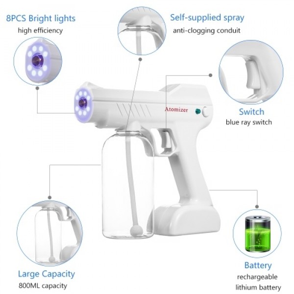 Electric Sprayer Portable Fogger Machine,Steam Gun Spray Machine Atomizer