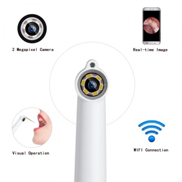 Wireless WiFi Oral Dental Endoscope Teeth Inspection Endoscope