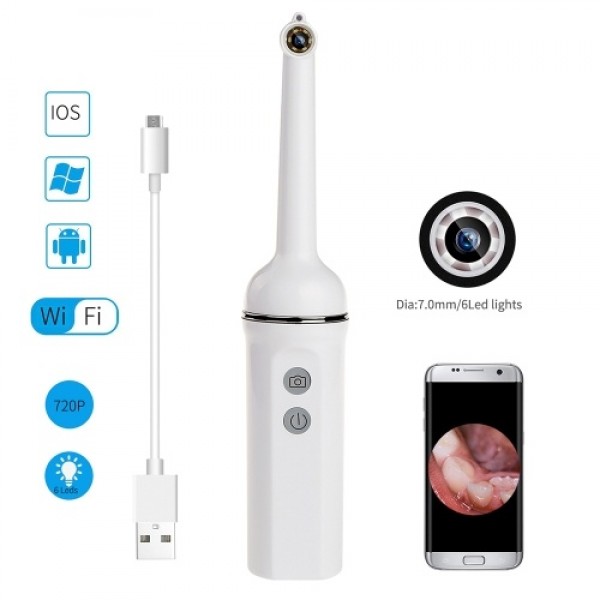 Wireless WiFi Oral Dental Endoscope Teeth Inspection Endoscope