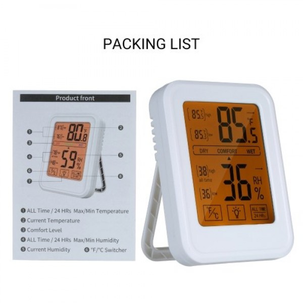 High Precision Thermometer Hygrometer Digital Thermo-Hygrometer