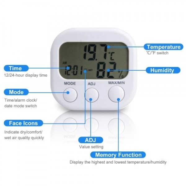 Digital Hygrometer Thermometer