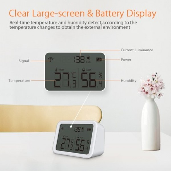 NEO Coolcam Tuya Smart Life Zigbee Temperature And Humidity Sensor