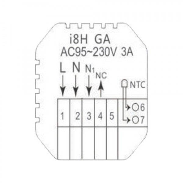 WIFI Smart Thermostat with LCD Display Smart Heating Radiator Thermostat