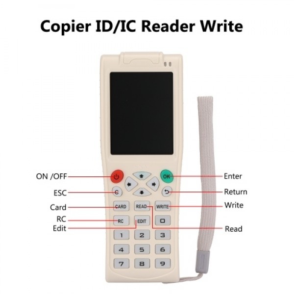 Handheld Key Machine iCopy 3 with Full Decode Function Intelligent Card Key Machine RFI-D NFC Copier IC/I-D Reader Writer Duplic