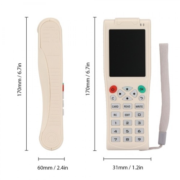 Handheld Key Machine iCopy 3 with Full Decode Function Intelligent Card Key Machine RFI-D NFC Copier IC/I-D Reader Writer Duplic