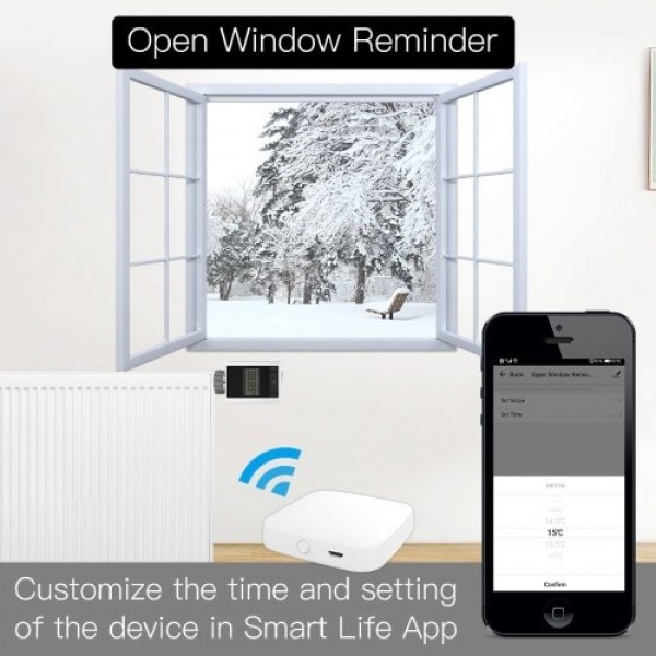 Smart WiFi Home Thermostat  Zigbee3.0 Radiator Valve Intelligent Temperature Control Frost Prevention Thermostat