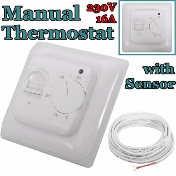 230V 16A Mechanical Floor Heating Thermostat