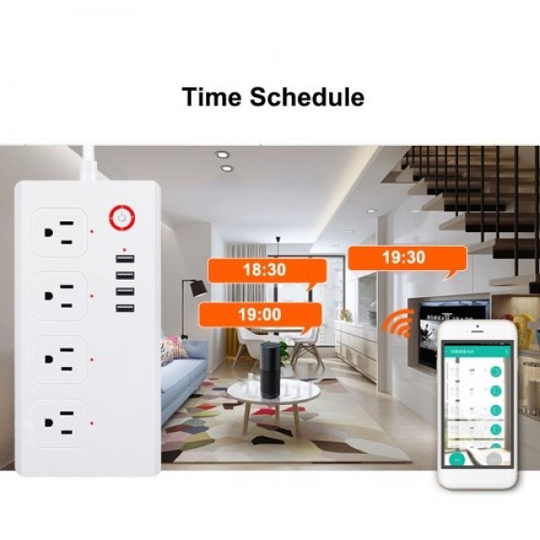 Intelligent Smart Plug power strip WiFi Sockets Power Strip