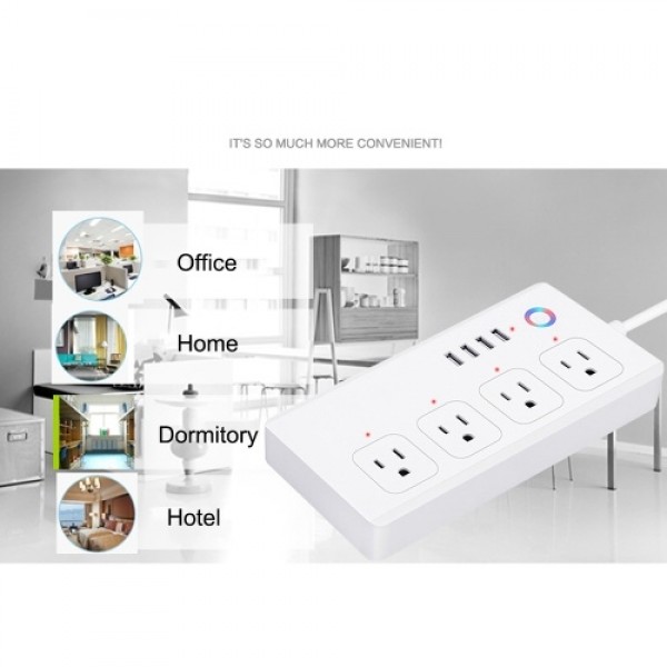 Intelligent Smart Plug power strip WiFi Sockets Power Strip