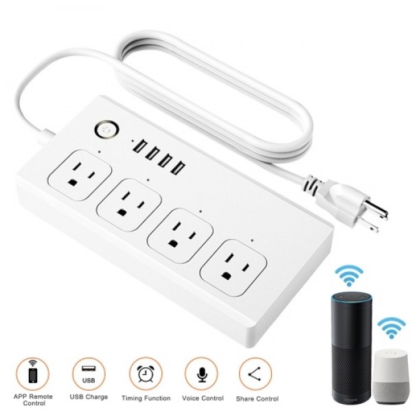 Intelligent Smart Plug power strip WiFi Sockets Power Strip