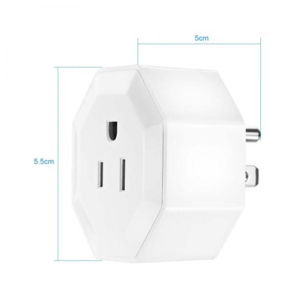 4PCS Wireless WIFI Smart Plug US Outlet WI-FI Socket