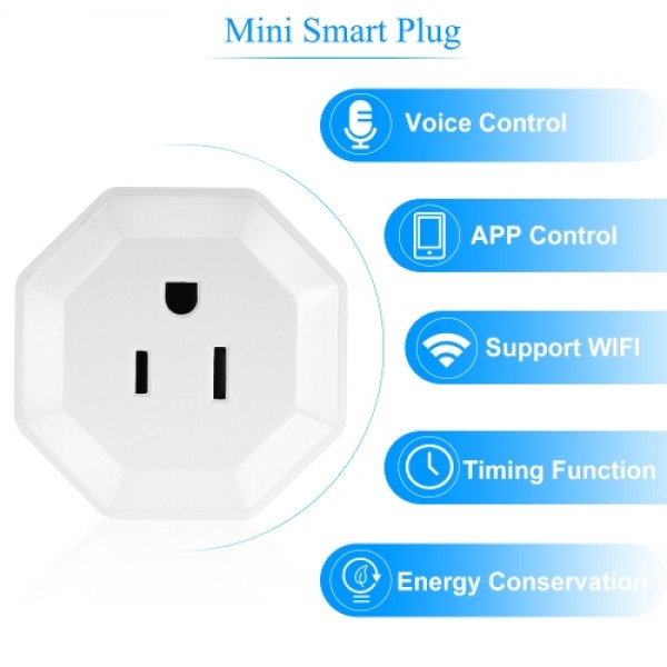 4PCS Wireless WIFI Smart Plug US Outlet WI-FI Socket